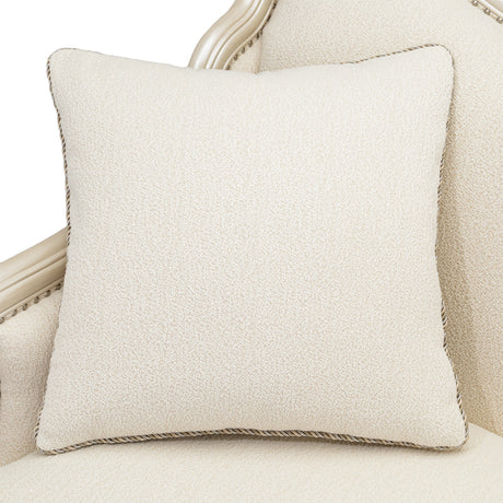Chamberi Classic Pearl/French Vanilla Sectional Sofa - Ornate Home