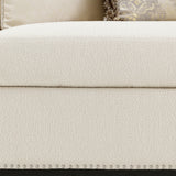 Chamberi Classic Pearl/French Vanilla Sectional Sofa - Ornate Home