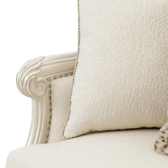 Chamberi Classic Pearl/French Vanilla Sectional Sofa - Ornate Home