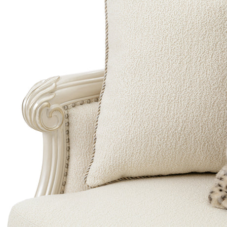 Chamberi Classic Pearl/French Vanilla Sectional Sofa - Ornate Home