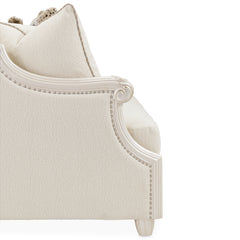 Chamberi Classic Pearl/French Vanilla Sectional Sofa - Ornate Home