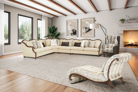 Chamberi Warm Cognac/Toast Sectional Sofa - Ornate Home