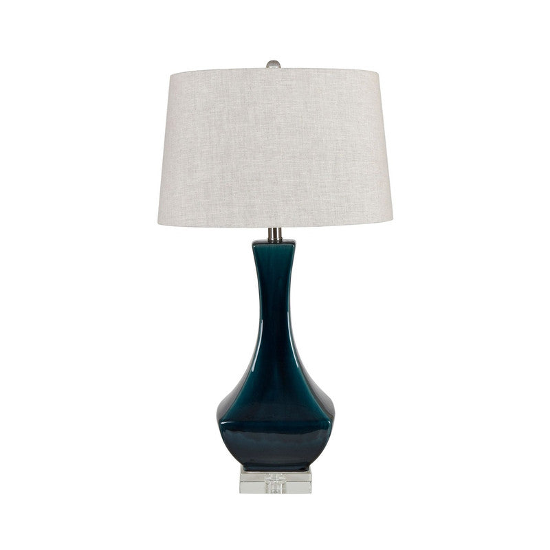 Chamberlain Teal/White Table Lamp (Set of 2) - Ornate Home