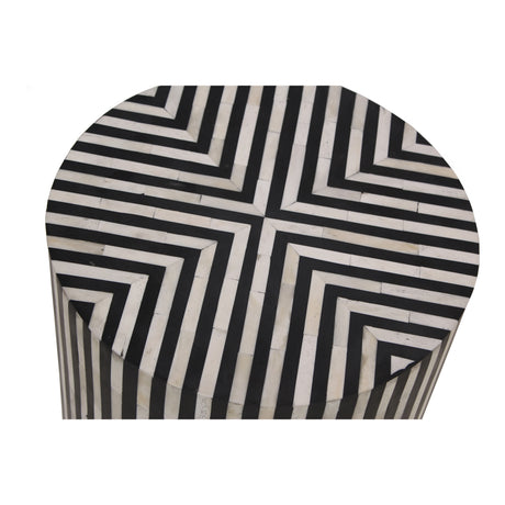 Chameau Black Side Table - Ornate Home