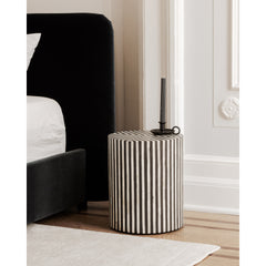 Chameau Black Side Table - Ornate Home