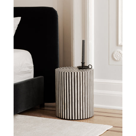 Chameau Black Side Table - Ornate Home