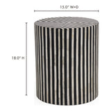 Chameau Black Side Table - Ornate Home