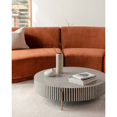 Chameau Black/White Large Coffee Table - Ornate Home