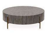 Chameau Black/White Small Coffee Table - Ornate Home