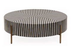 Chameau Black/White Small Coffee Table - Ornate Home