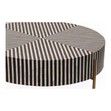 Chameau Black/White Small Coffee Table - Ornate Home