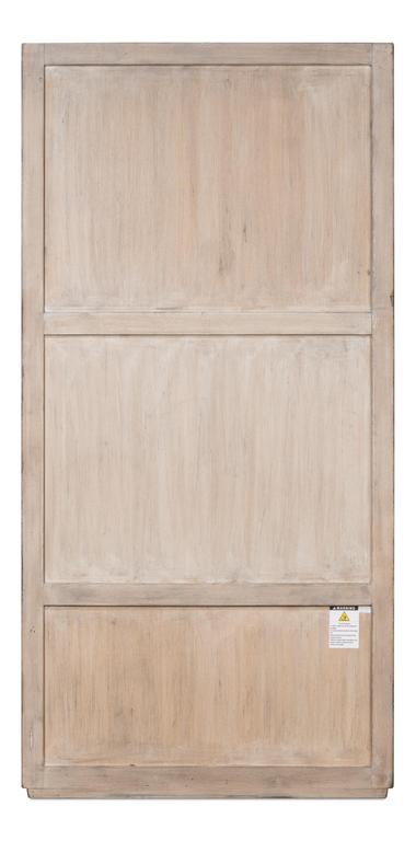 Chamonix Grey Tall Cupboard - Ornate Home