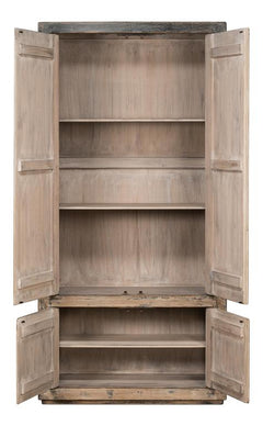 Chamonix Grey Tall Cupboard - Ornate Home