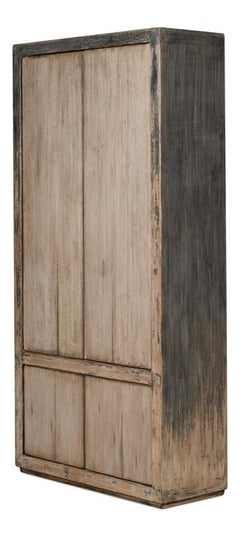 Chamonix Grey Tall Cupboard - Ornate Home