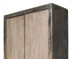 Chamonix Grey Tall Cupboard - Ornate Home