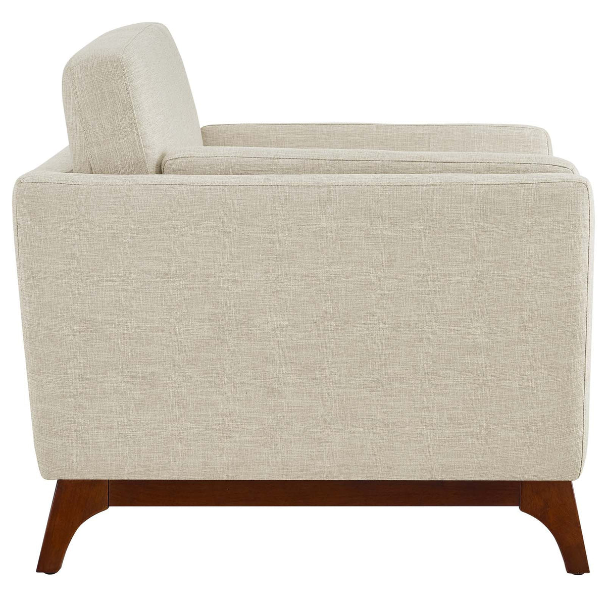 Chance Beige Upholstered Fabric Armchair - Ornate Home
