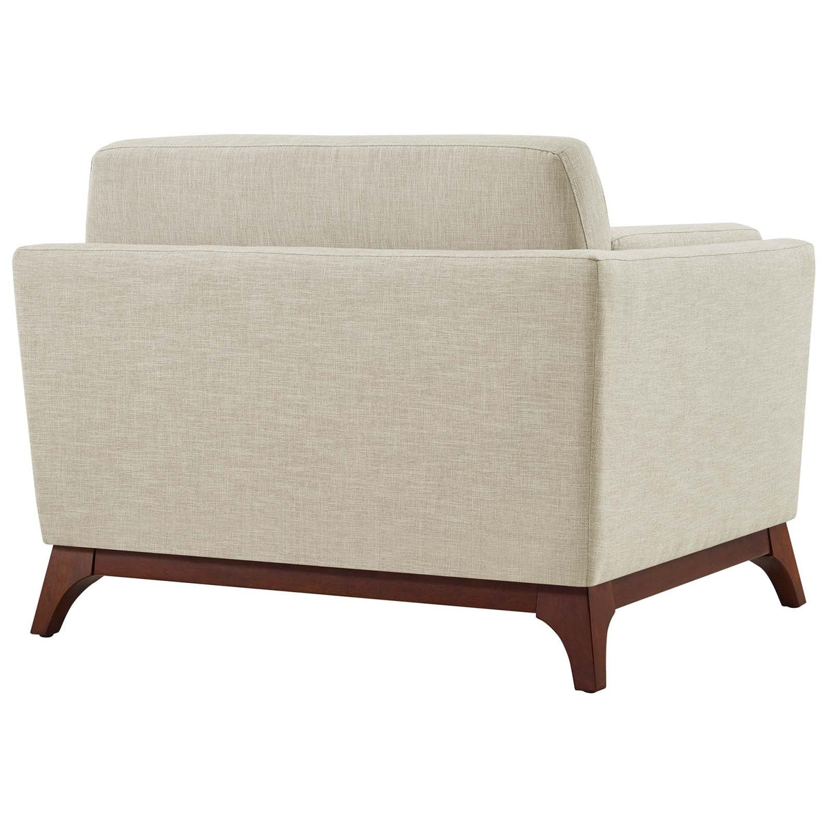 Chance Beige Upholstered Fabric Armchair - Ornate Home