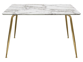 Chance White/Grey Rectangular Dining Table - Ornate Home
