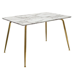 Chance White/Grey Rectangular Dining Table - Ornate Home