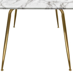 Chance White/Grey Rectangular Dining Table - Ornate Home