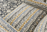 Chancery Gray/Navy Accent Chair - Ornate Home