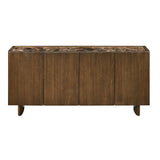 Chandler Brown Four-Door Sideboard - Ornate Home