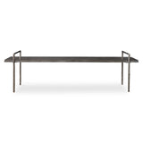 Chandos Gray Wooden Bench - Ornate Home