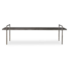 Chandos Gray Wooden Bench - Ornate Home