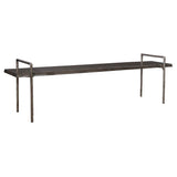 Chandos Gray Wooden Bench - Ornate Home