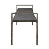 Chandos Gray Wooden Bench - Ornate Home