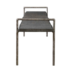 Chandos Gray Wooden Bench - Ornate Home
