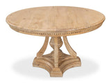 Chantal Natural Pedestal Dining Table - Ornate Home