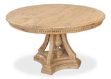 Chantal Natural Pedestal Dining Table - Ornate Home