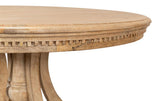 Chantal Natural Pedestal Dining Table - Ornate Home