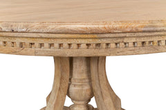 Chantal Natural Pedestal Dining Table - Ornate Home