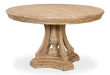 Chantal Natural Pedestal Dining Table - Ornate Home
