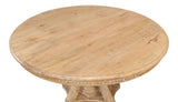 Chantal Natural Pedestal Dining Table - Ornate Home