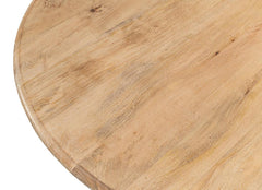 Chantal Natural Pedestal Dining Table - Ornate Home