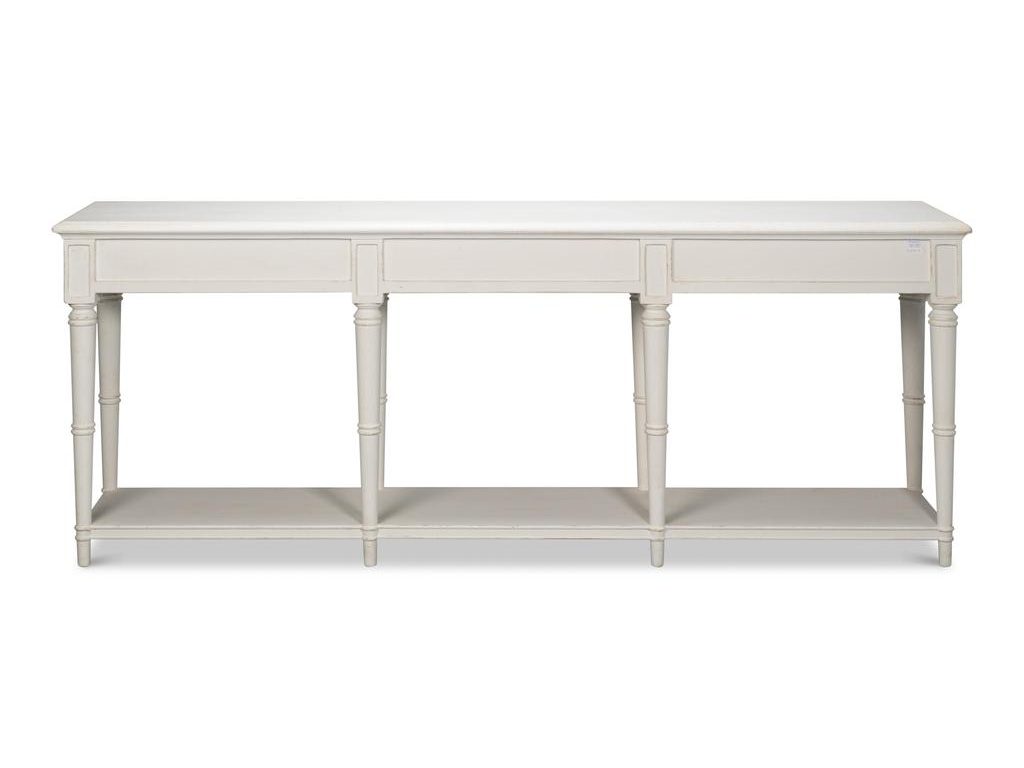 Chantal White Console Table - Ornate Home