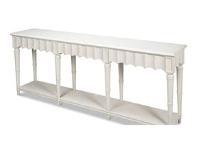 Chantal White Console Table - Ornate Home
