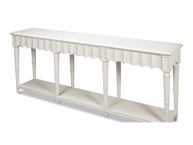 Chantal White Console Table - Ornate Home