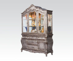 Chantelle Antique Platinum Buffet & Hutch - Ornate Home