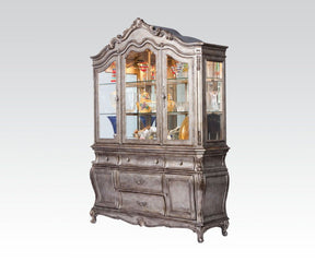 Chantelle Antique Platinum Buffet & Hutch - Ornate Home