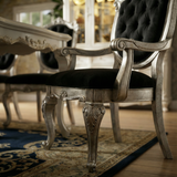 Chantelle Antique Platinum Dining Side Chair (Set of 2) - Ornate Home