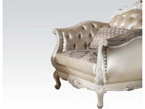 Chantelle Living Room Chair w/Pillow in Pearl White - Ornate Home