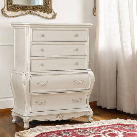 Chantelle Pearl White Chest - Ornate Home