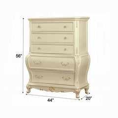 Chantelle Pearl White Chest - Ornate Home