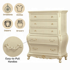 Chantelle Pearl White Chest - Ornate Home