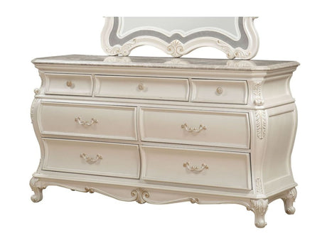 Chantelle Pearl White Dresser - Ornate Home