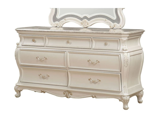 Chantelle Pearl White Dresser - Ornate Home
